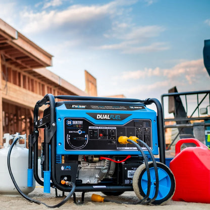 Pulsar 7,750 Watt Dual-Fuel Portable Generator with CO Sentry