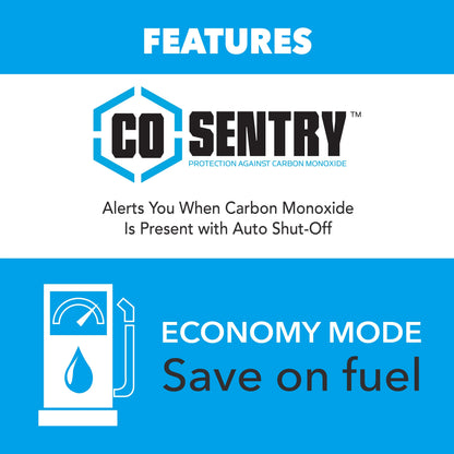 Pulsar 7,600 Watt Dual-Fuel Inverter Generator with CO Sentry