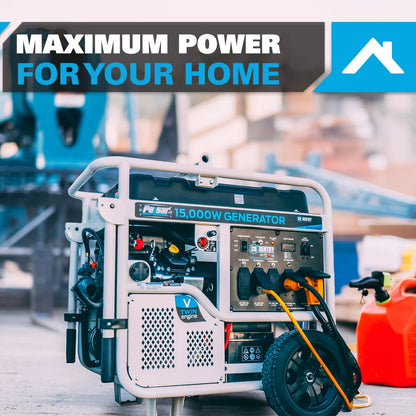 Pulsar 15,000 Watt Dual-Fuel Portable Generator with CO Sentry