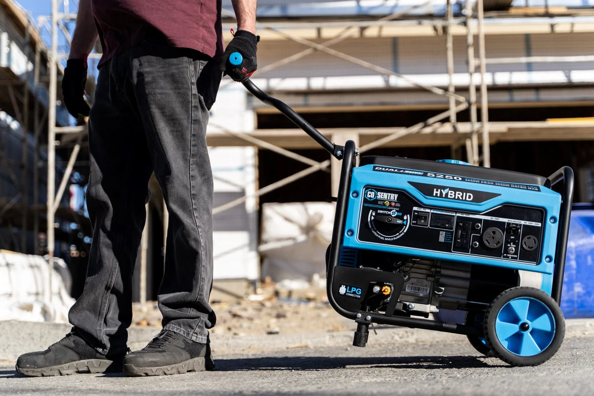 Pulsar 5,250 Watt Dual-Fuel Portable Generator with CO Sentry
