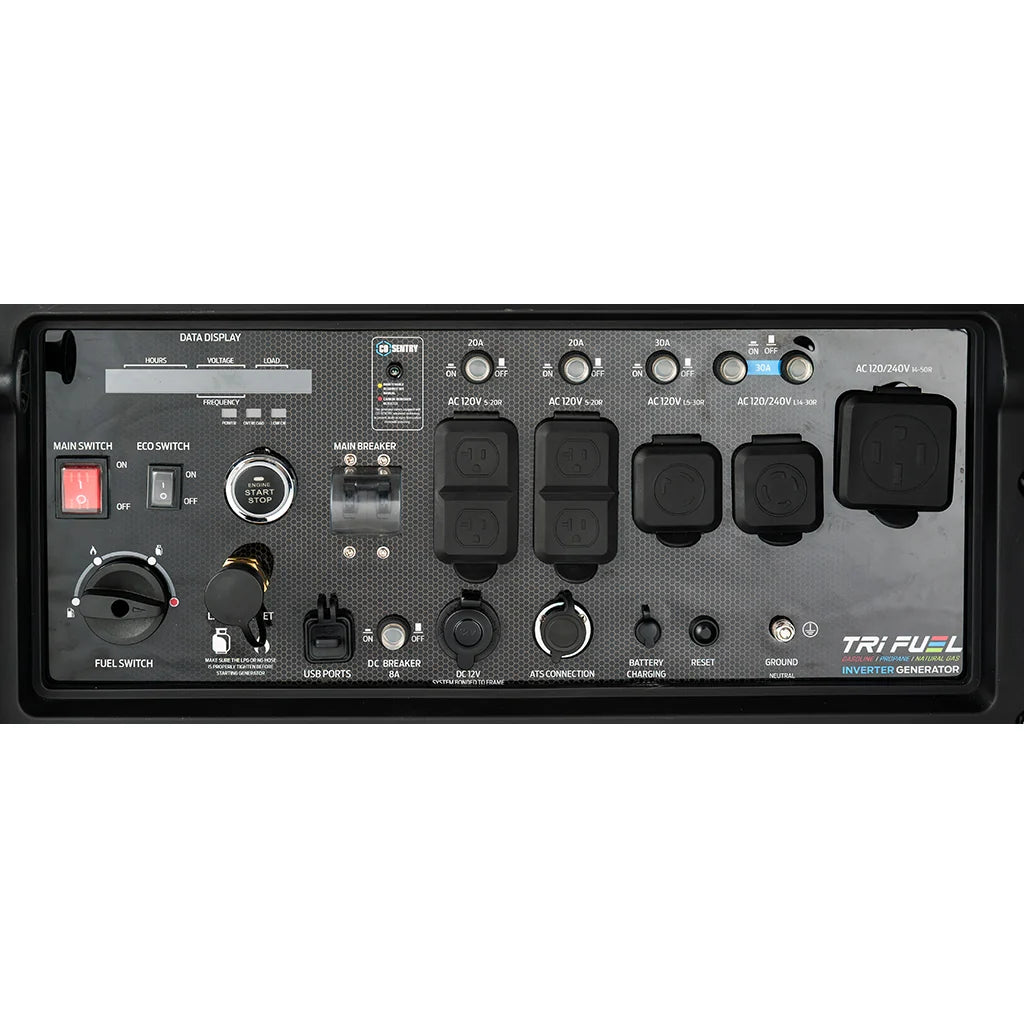 Pulsar 17,000 Watt Tri-Fuel Inverter Generator with CO Sentry