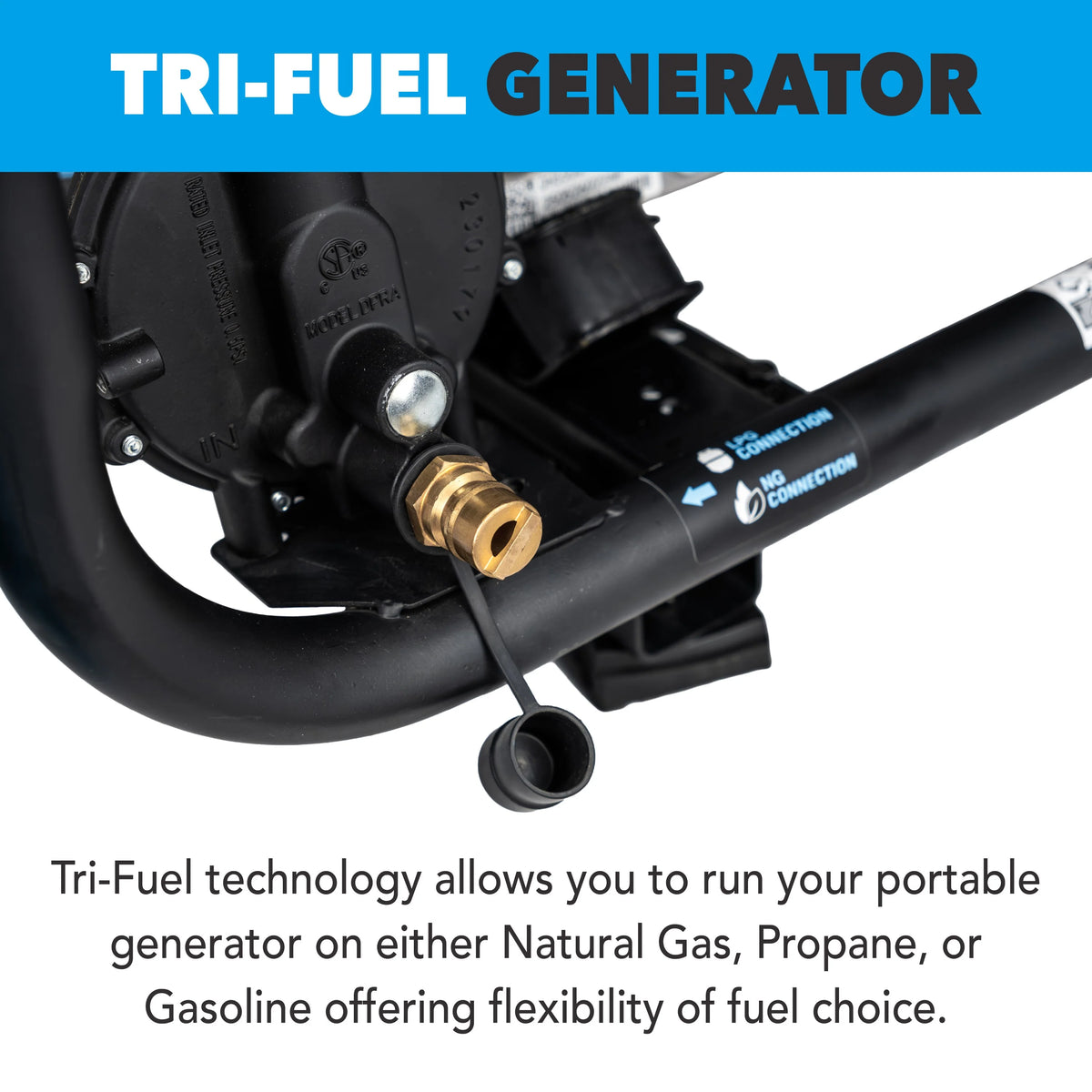 Pulsar 15,000 Watt Tri-Fuel Portable Generator with CO Sentry