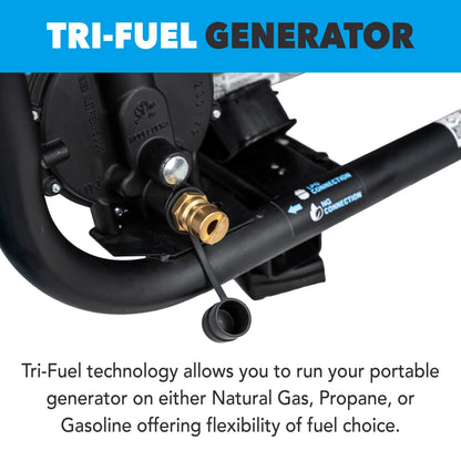 Pulsar 15,000 Watt Tri-Fuel Portable Generator with CO Sentry