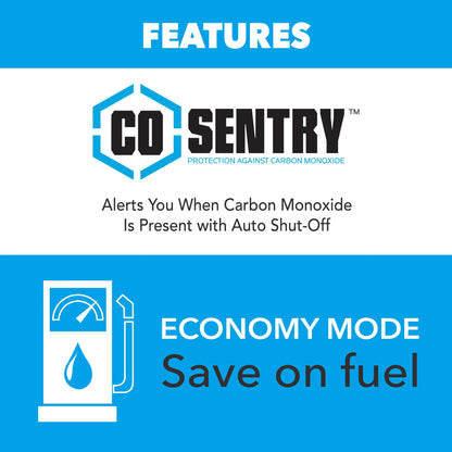 Pulsar 5,000 Watt Dual-Fuel Inverter Generator with CO Sentry