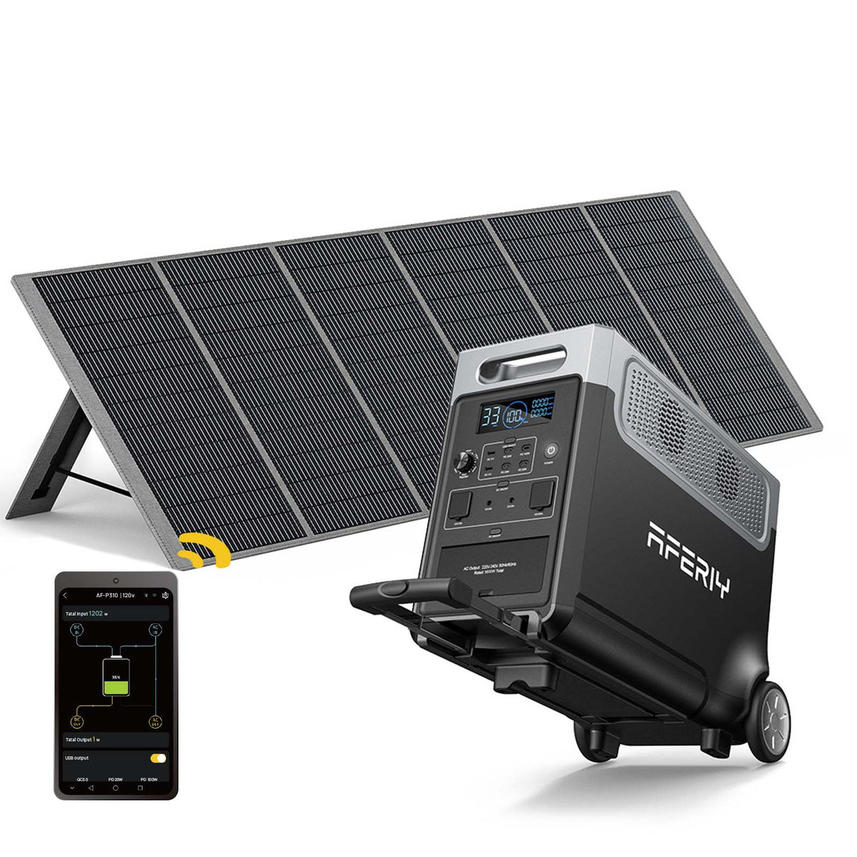 AFERIY Haven3600 P310 Portable Power Station with Expandable Capacity 3600W 3840Wh