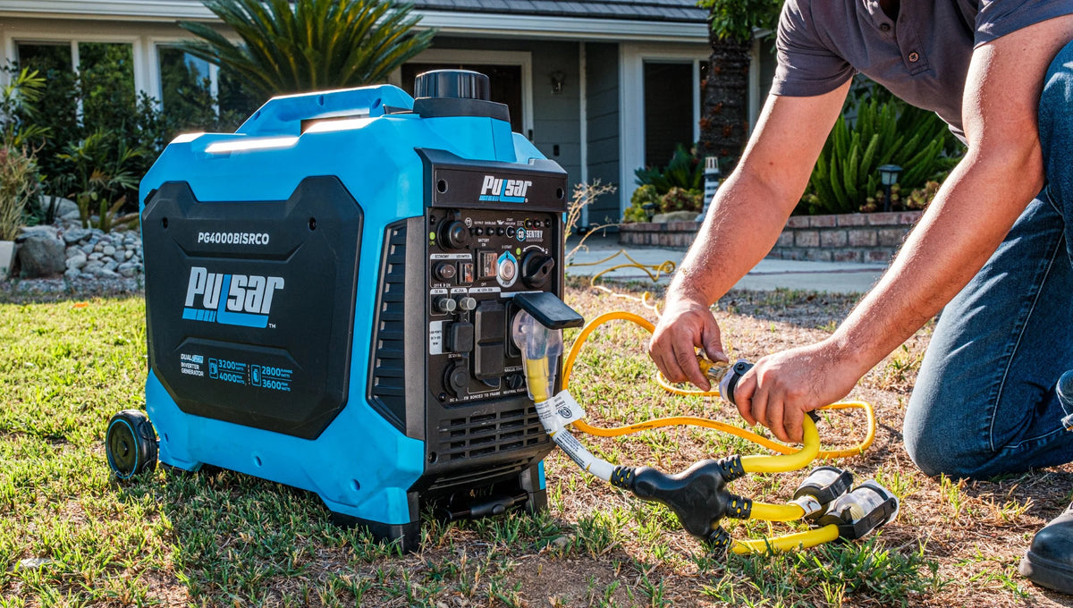 Pulsar 4,000 Watt Dual-Fuel Inverter Generator with CO Sentry