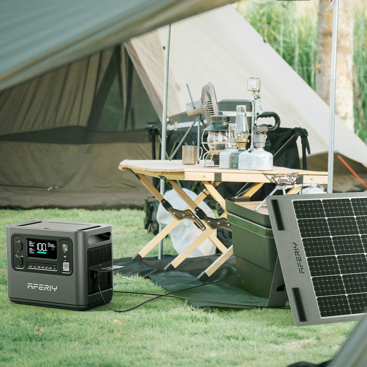 AFERIY Haven2400 P210 2400W Solar Generator Kit