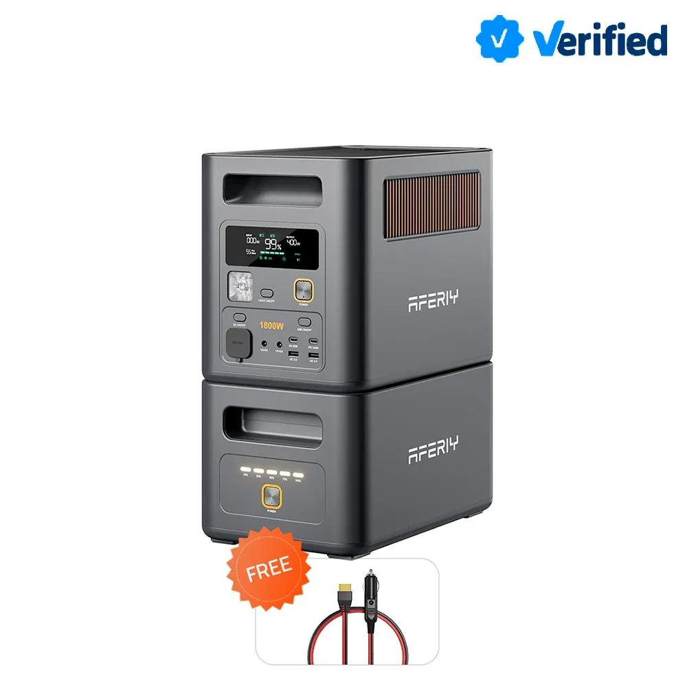 AFERIY Nomad1800 Pro P180 Pro 1800W Solar Generator Kit