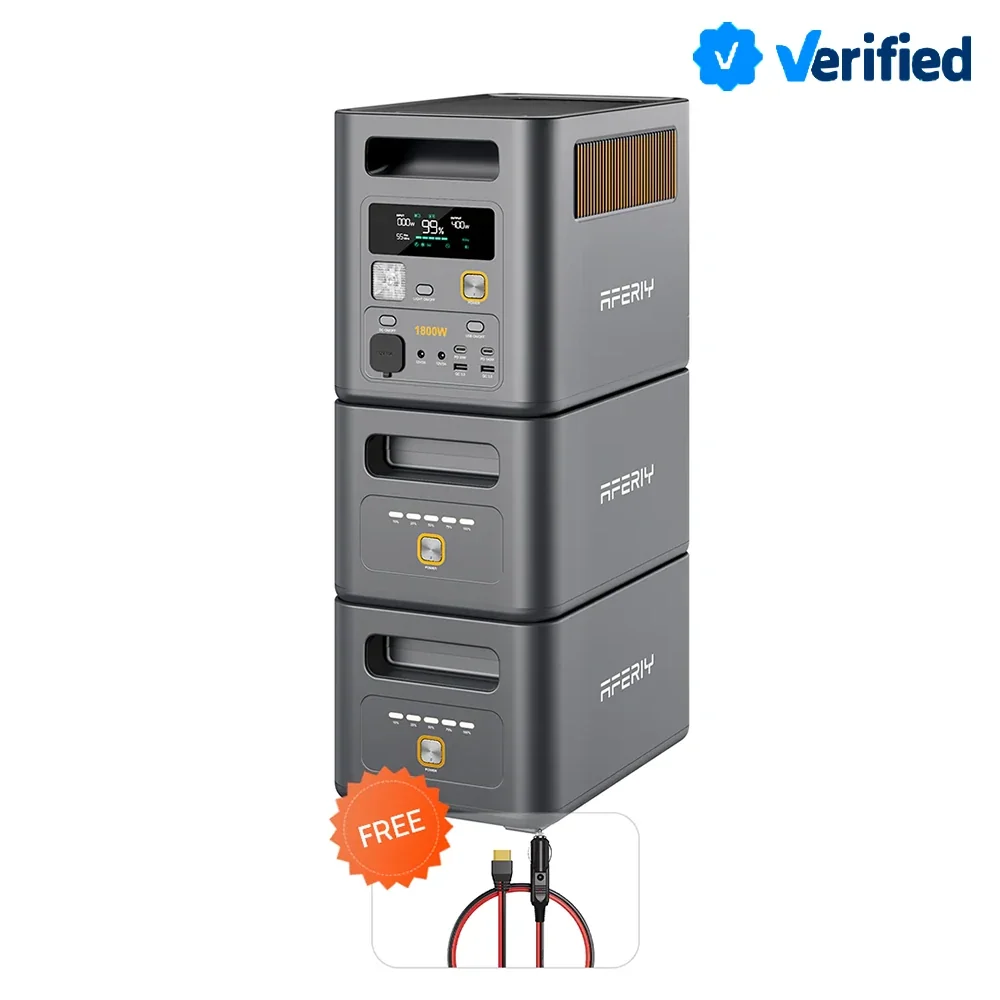 AFERIY Nomad1800 Pro P180 Pro 1800W Solar Generator Kit